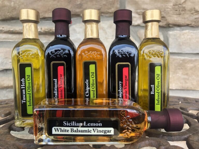 Sample gift set oils vinegars